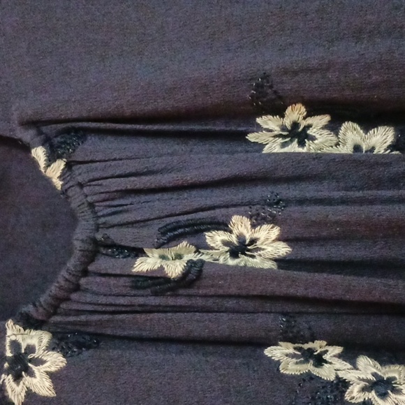 Sadie & Sage, Swing Dress Blue White Sz S - Picture 12 of 14